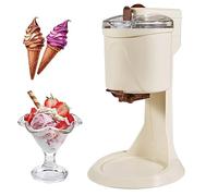 Machine à glace italienne automatique compacte, 1 L, yaourt glacé pour sorbet et gelato, appareil à desserts maison avec revêtement antiadhésif facile à nettoyer, utilisation silencieuse à domicile