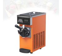 Machine à Glace Italienne,Débit Élevé 4.5kg par Heure-Machine à Glace Professionnelle-Appareil Frozen Yogurt pour Stands Gastronomiques-Hôtellerie-Restauration-Efficace(Orange)
