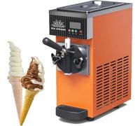 Machine À Glace Italienne, Machine À Soft Ice, Professionnelle Et Comptoir, Rendement 4-5 Kg/h, Maison Et Café, Réservoir 2,5 L, Cylindre 1 L, Pré-Refroidissement, Écran LCD