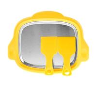 Machine à glace laminée instantanée, bac à yaourt glacé - Rouleau à crème maison avec 2 spatules,Poêle à rouleau sucré, froide instantanée pour la fabrication de crème glacée