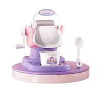 Machine à Glace Manuelle Jouet pour Enfants Frozen Machine à Dessert pour Friandises Maison Jeu Créatif Appareil de Cuisine Machine à Dessert Maison