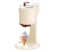 Machine à glace molle de 1000 ml pour la maison - Fabricant de grande capacité, prépare 6 à 8 cornets, doublure en aluminium de qualité alimentaire, anti-rouille pour boules de glace et cornets