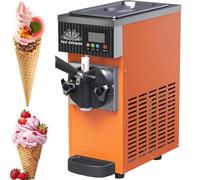 Machine à glace molle de comptoir, débit 4-5 kg/h, pour restaurants et | Modèle commercial mono-arôme, avec écran LCD, installation sur comptoir, adapté à un service continu en établissement
