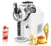 Machine A Glace Nouvelle Version, Machine 5-en-1 à Slush & Glace Molle, Texture Réglable, 2L Auto-Nettoyage, 5 Programmes Préréglés - pour Maison, Fête et Petite Entreprise white