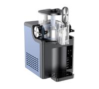 Machine à glace pilée 1.5L, slushie, granité, milkshake, sans glace, 6 modes, nettoyage facile, écran tactile, automatique