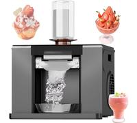 Machine à glace pilée électrique - Machine à glace pilée à haut rendement pour granités, smoothies et cocktails, refroidissement par air, idéale pour les food trucks et l'usage domestique