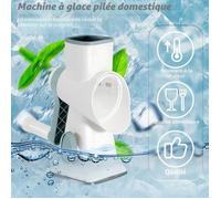 Machine a Glace Pilée, Ice Breaker,HJKJYX, Lames à Double RangéE D'Angle 45°-23X11CM