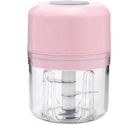 Machine à Glace Pilée Manuelle Portable, Broyeur à Glace pour Smoothie et Boissons, Mini Ice Crusher Cuisine Maison 250 ml (Rose)