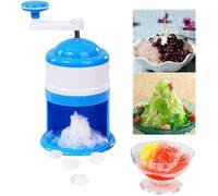 Machine à glace pilée portable - Machine à smoothie aux fruits manuelle Mini machine à glace pilée domestique Petit broyeur à glace