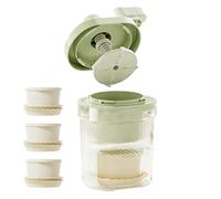 Machine À Glace Pilée Portative,Râpe À Glace Manuelle Avec Goblets | Machine à glace pilée compacte | Pour Desserts Maison, Fêtes, Bar, Cocktails, Débutants