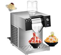 Machine à glace pilée rapide, épaisseur réglable en seulement 3 secondes, broyeur à glace à refroidissement continu Bingsu,70kg/500W