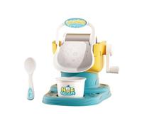 Machine à glace portable adaptée aux enfants pour dessert fait à la main La Reine des Neiges Jeu éducatif pour enfants Appareil de cuisine Machine à crème glacée pour enfants