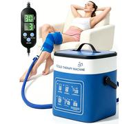 Machine à glace pour genou après chirurgie avec régulateur de pression, affichage de la température, machine de thérapie par le froid pour remplacement du genou avec pompe silencieuse, système de