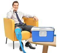 Machine à glace pour genou après chirurgie - Meilleure machine de thérapie par le froid pour le remplacement et la récupération du genou, système de soulagement de la douleur de cryothérapie avec