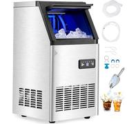 Machine à glace professionnelle - Machine à glace pour restaurants - 45,36kg par jour - Indicateur LED - Usage commercial