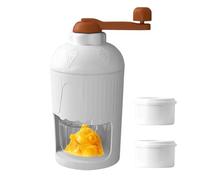 Machine à glace rasée à la main - Rasoir à glace portable avec plateau cube - Facile à utiliser | Manuel Maker pour camping, pique-nique, voyage, boissons froides et desserts congelés