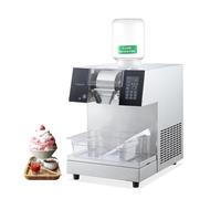 Machine à glace rasée automatique commerciale Kolice, raseuse à cône de neige 185kgs / jour, machine à glace à flocons de neige, refroidissement à l'air pour restaurant, magasins de lait