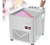 Machine à Glace Roulée Commerciale, Machine à Glace Roulée Professionnelle, Bac à Glaçons Sautés En Acier Inoxydable, Machine à Crème Glacée Pour Bars, Cafés Et Pâtisseries
