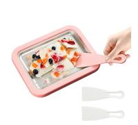 Machine À Glace Roulée Plateau Pour Le Yaourt