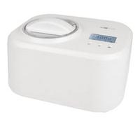 Clatronic Machine à glace / Sorbetière ICM3799 2en1 1 L Écran LCD Blanc
