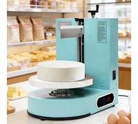 Machine à glacer automatique avec spatule réglable et écran LCD, étaleur de crème de 200 W pour gâteaux de 10 à 30 cm, idéale pour les boulangeries et pâtisseries.