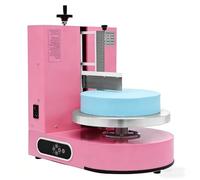 Machine à glacer automatique avec spatule réglable et écran LCD, étaleur de crème de 200 W pour gâteaux de 10 à 30 cm, idéale pour les boulangeries et pâtisseries.