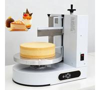 Machine à glacer automatique avec spatule réglable et écran LCD, étaleur de crème de 200 W pour gâteaux de 10 à 30 cm, idéale pour les boulangeries et pâtisseries.