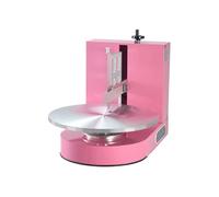 VEVOR Machine à Glacer les Gâteaux 4-16 pouces, Machine à Lisser Crème à Faible Bruit, Plateau Tournant avec Grattoir Réglable, Vitesse de Rotation de 25 à 320 tr/min, Lisseur pour Pâtisserie, Rose