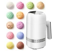 Machine à Glaces et Glaces Molles, Sorbet, Milkshake, Machine à Glaces 300ml avec Écran LCD, Pré-congélation Inutile