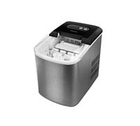 MD 17739 - Machine à glaçons - 2 tailles de glaçons - Boîtier acier inoxydable et plastique - Réservoir eau 2,2 L - Argent