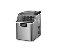 machine à glaçons giantex 18kg/24h avec emplacement de bonbonne ecran lcd minuterie pelle auto-nettoyage réservoir d'eau 3,2 L G