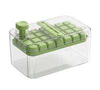 Machine à glaçons à 28 grilles, plateaux glaçons avec couvercles, machine sceller facile presser pour congélateur, moules de qualité alimentaire pour boire du jus de café, vert