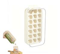 Machine à glaçons avec distributeur, moule à glaçons en silicone à libération rapide pour comptoir et congélateur, seau à glace sans contact pour whisky, cocktail, fête (blanc)