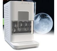 Machine à glaçons de comptoir, machine portable pour boules de glace transparentes, autonettoyante, capacité de 84 sphères par jour, parfaite pour une utilisation à la maison ou au bar