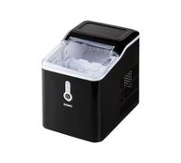 DOMO DO9220IB Eiswürfelbereiter - 12kg/24Std - 1,5 L - Inklusive Rezeptheft mit Mocktail Ideen - Eiswürfelmaschine - Schwarz