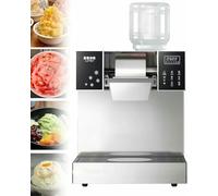 Machine à glaçons en acier inoxydable Snowflake pour un usage domestique et commercial | Rasoir à cône à neige robuste | Parfait pour les desserts, les food trucks, les restaurants et les ma
