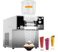 Machine à glaçons en flocon de neige commerciale et broyeur, haute capacité de 264 lb / 24 h, machine à raser automatique pour les food trucks, les restaurants et les magasins de thé au lait