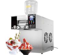 Machine à glaçons en flocon de neige commerciale et broyeur, haute capacité de 264 lb / 24 h, machine à raser automatique pour les food trucks, les restaurants et les magasins de thé au lait
