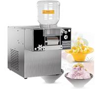 Machine à glaçons en flocon de neige, épaisseur de smoothie réglable pour la maison, fêtes, food truck, restaurant, magasins de thé au lait, modèle à écran tactile, modèle mécanique, 120Kg