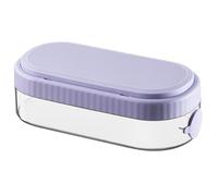 Machine à glaçons en plastique avec couvercle et boîte de rangement 18 grilles Fond souple Accessoires de cuisine Innovant Maker