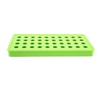 Machine à glaçons en silicone de qualité supérieure.Bac à glaçons à 40 trous pour cocktails, whisky et bière, qualité alimentaire, dégagement facile, utilisation à la maison et au (Verte)