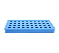 Machine à glaçons en silicone de qualité supérieure.Bac à glaçons à 40 trous pour cocktails, whisky et bière, qualité alimentaire, dégagement facile, utilisation à la maison et au (Bleue)
