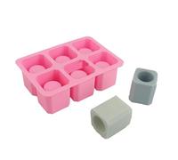 Machine à glaçons en Silicone robuste, avec conception creuse, ensemble de gobelets à glace brassés maison pour une présentation Unique des boissons, meilleurs plateaux en Silicone