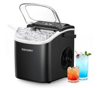 Machine à Glaçons EUHOMY 1.2L-9 Glaçons en 6 min 12kg/24h-Compacte Silencieuse Autonettoyante-Idéale Maison-Bar-Camping