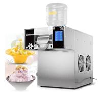Machine à glaçons flocon de neige, épaisseur de smoothie réglable pour la maison, fêtes, food truck, restaurant, magasins de thé au lait, modèle à écran tactile, modèle à écran tactile, 180K