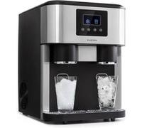 Machine à glaçons & glace pilée Klarstein - 18kg /24h - 2 tailles de cube - Argent Gris G