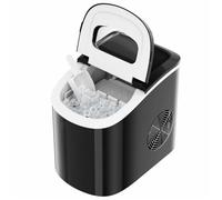 Machine à Glaçons GOPLUS - 12 kg en 24 h - 9 Glaçons par 6-13 Minutes - Réservoir 2,2L - 24x 36 x 33CM (Noir)