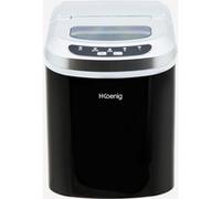 H.Koenig Machine à Glaçons KUB14, 12kg en 24h, 2 Tailles de Glaçons, Portable, Silencieuse 1L, Glaçons Prêts en 6min, Pelle à Glaçons