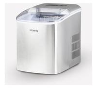 H.Koenig Machine à Glaçons KB14, 12kg en 24h, 9 Glaçons Prêts en 6 min, 2 tailles de Glaçons, Autonettoyante, Silencieuse 2,1L, Glaçons, avec Pelle à Glaçons, pour Maison/Cuisine/Camping