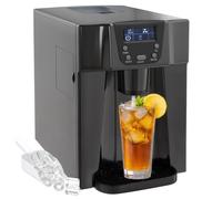 Machine à glaçons - HOMCOM - distributeur d'eau - 12kg en 24h, 9 glaçons en 6-10 minutes - plastique - 25,2x38,9x36,3cm - noir